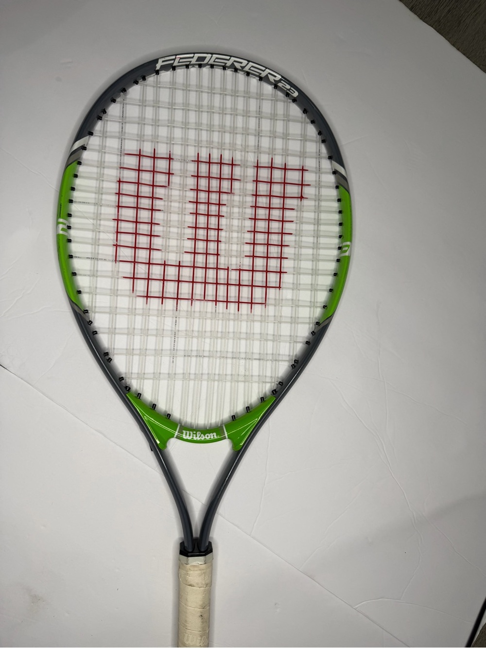 Wilson Tennis Racket in Green, Gray and Red